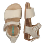 Britt Beach Platte Sandalen Meisjes Goud