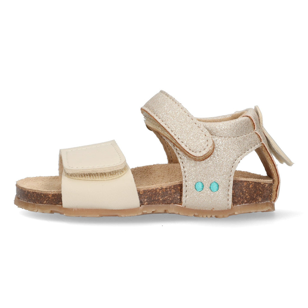 Britt Beach Platte Sandalen Meisjes Goud