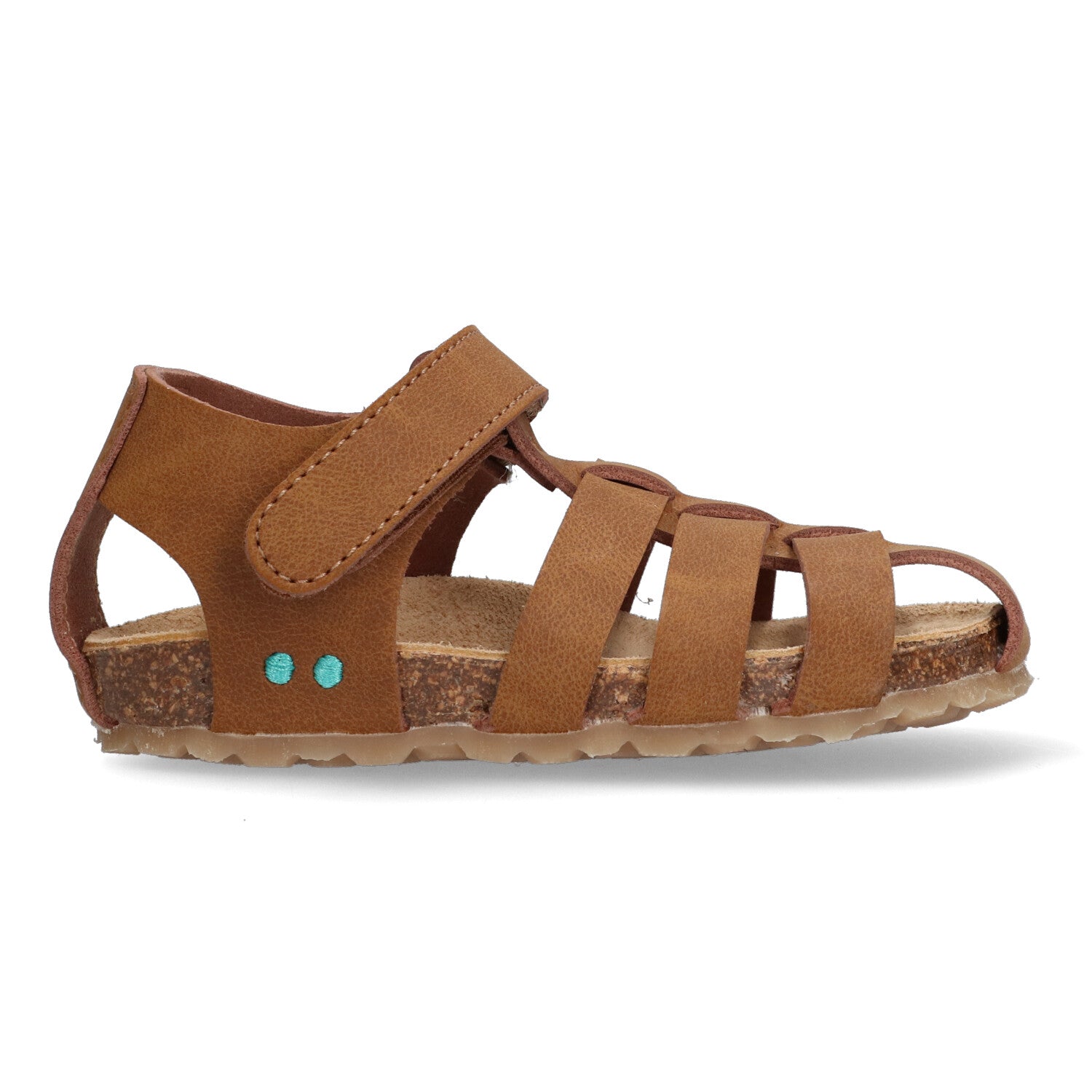 Bor Beach Platte Sandalen Jongens Cognac