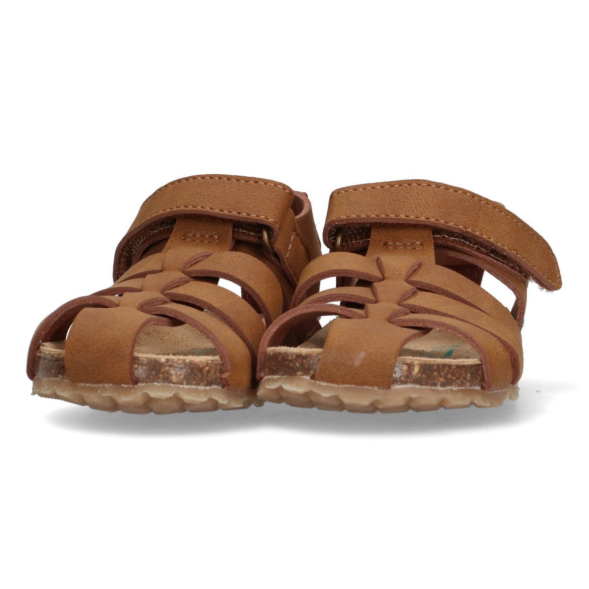 Bor Beach Platte Sandalen Jongens Cognac