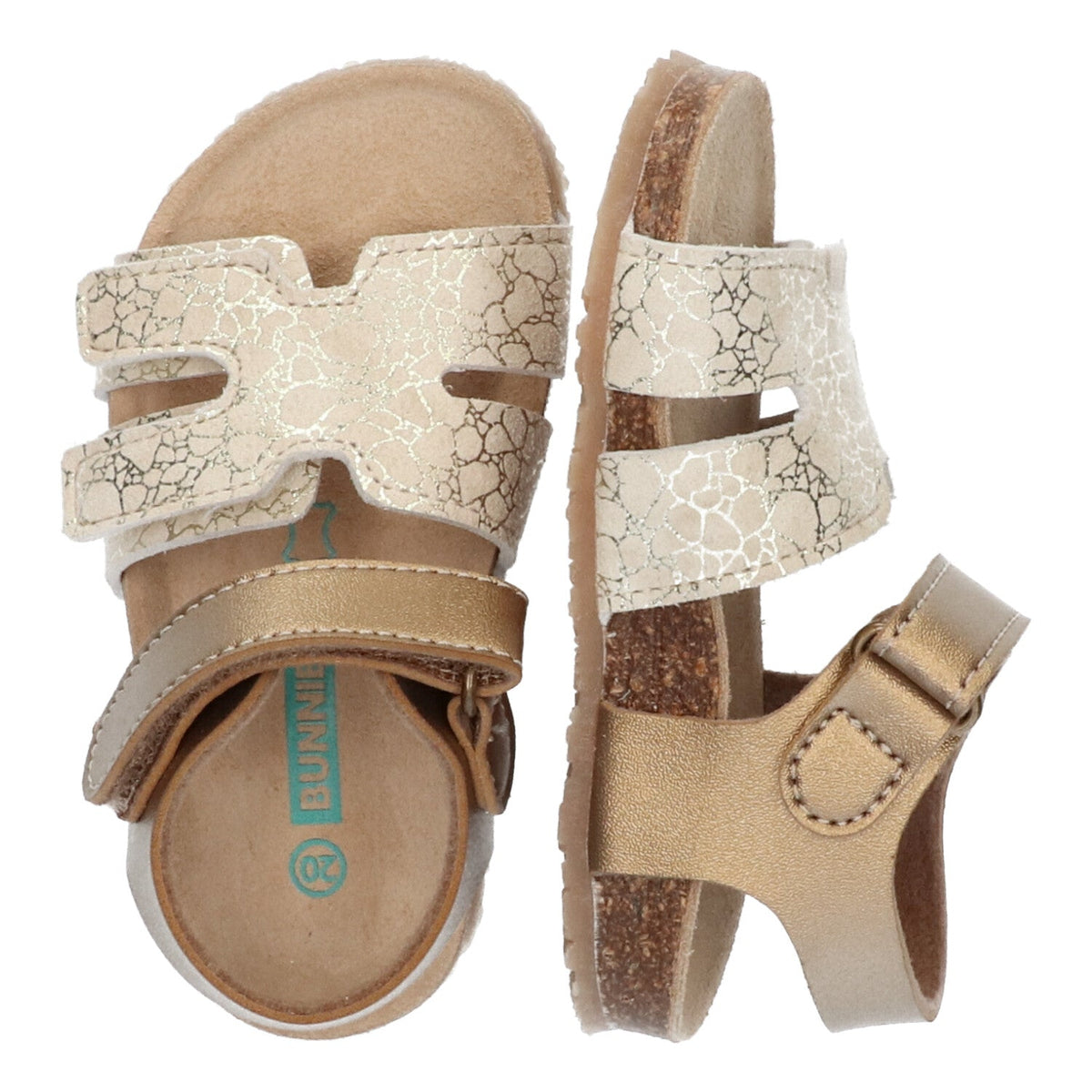 Brooke Beach Platte Sandalen Meisjes Bruin