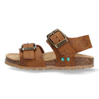 Bonny Beach Platte Sandalen Jongens Cognac