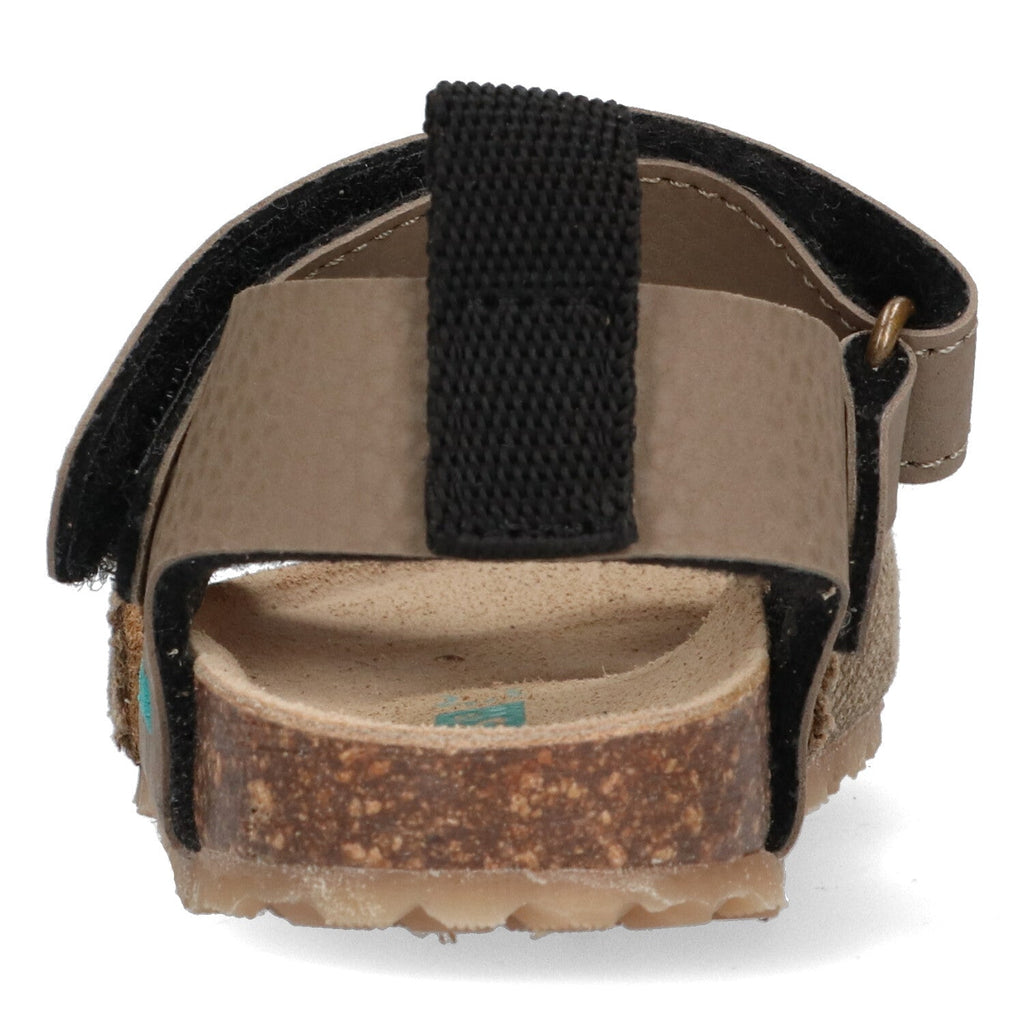 Bodijn Beach Platte Sandalen Jongens Taupe