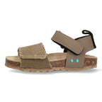 Bodijn Beach Platte Sandalen Jongens Taupe