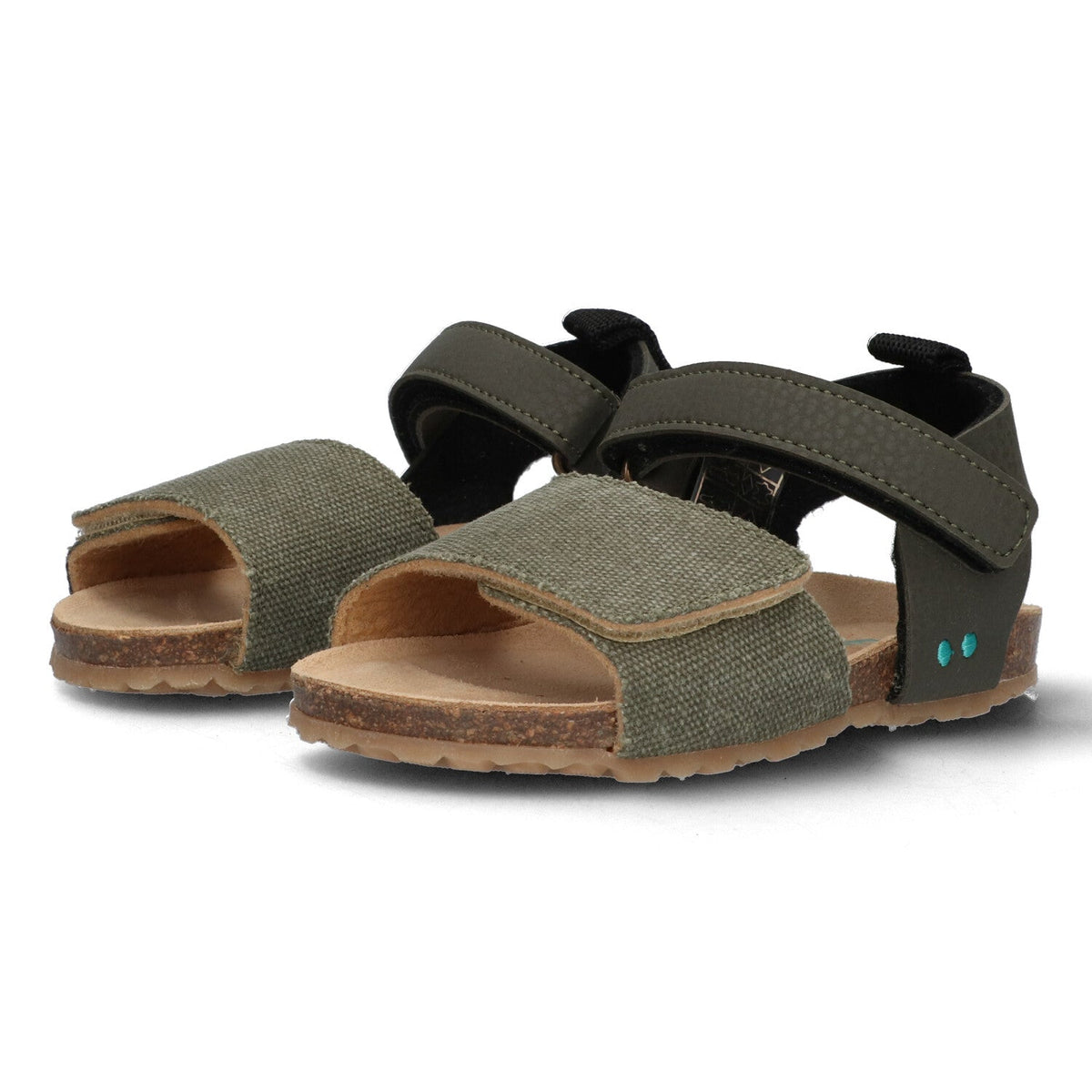 Bodijn Beach Platte Sandalen Jongens Groen