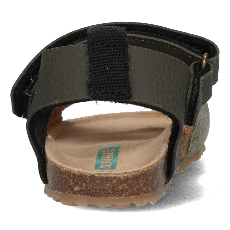 Bodijn Beach 225407-767 Platte Sandalen Jongens Groen