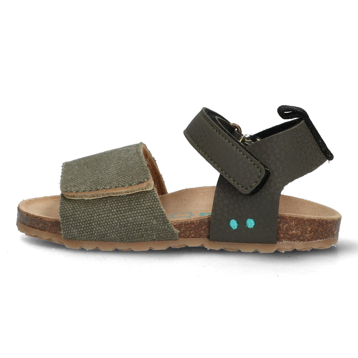 Bodijn Beach Platte Sandalen Jongens Groen