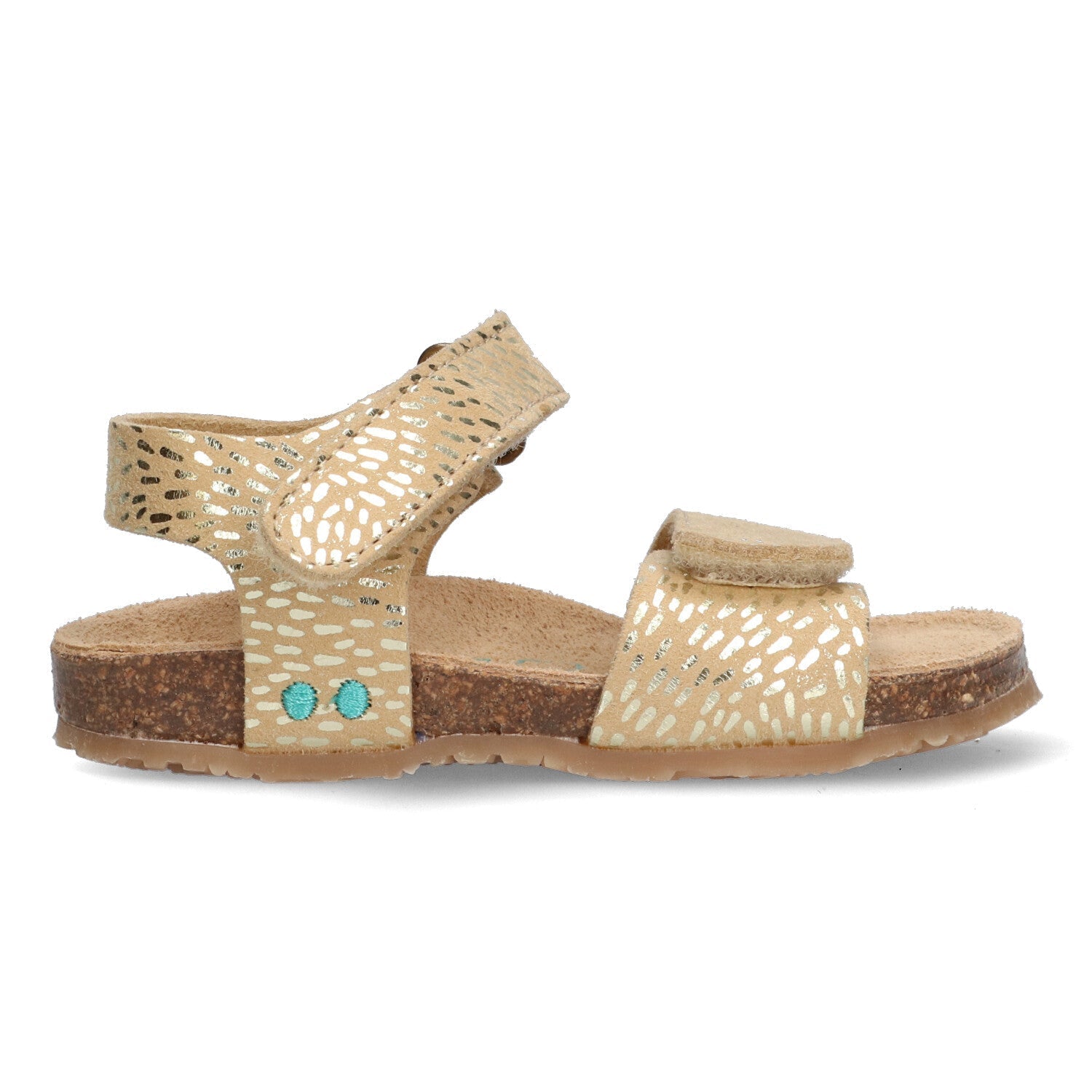 Bimi Beach Platte Sandalen Meisjes Goud