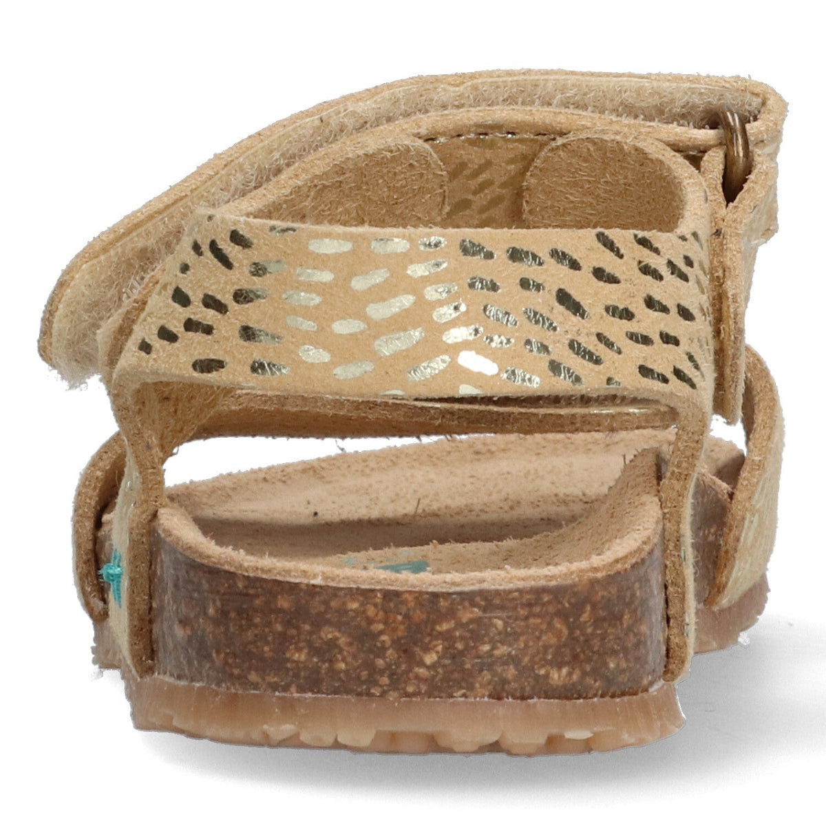 Bimi Beach Platte Sandalen Meisjes Goud