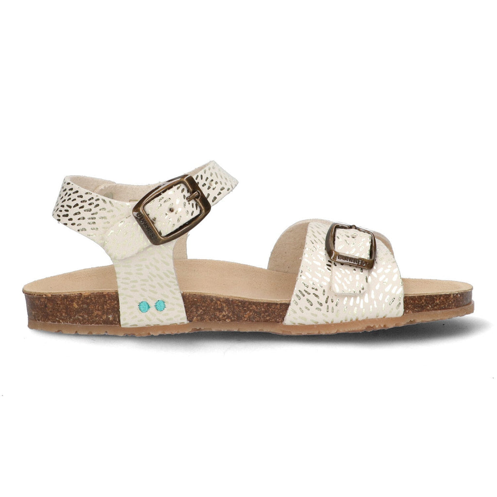 Babette Beach Platte Sandalen Meisjes Beige