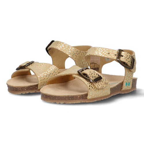 Babette Beach Platte Sandalen Meisjes Goud