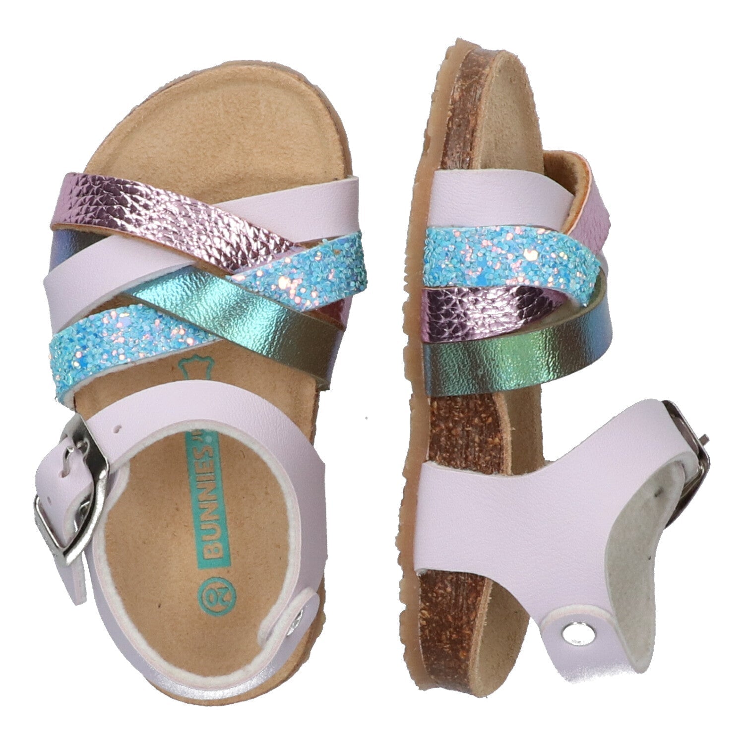Becky Beach Platte Sandalen Meisjes Paars