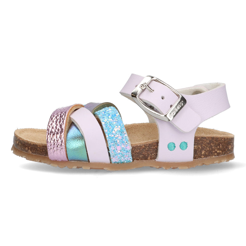 Becky Beach 225410-771 Platte Sandalen Meisjes Paars