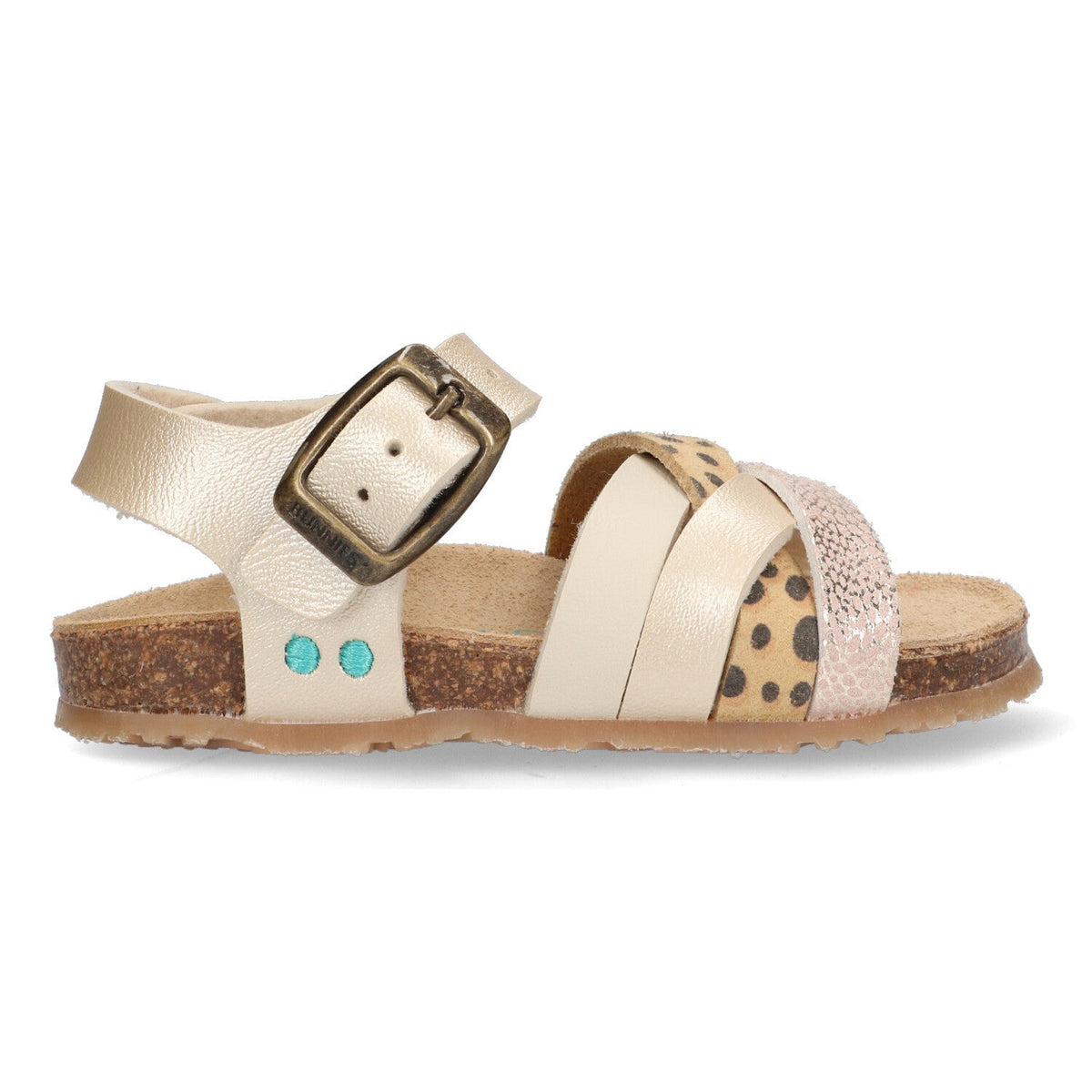 Becky Beach Platte Sandalen Meisjes Goud