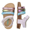 Babs Beach Platte Sandalen Meisjes Paars