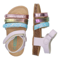 Babs Beach Platte Sandalen Meisjes Paars