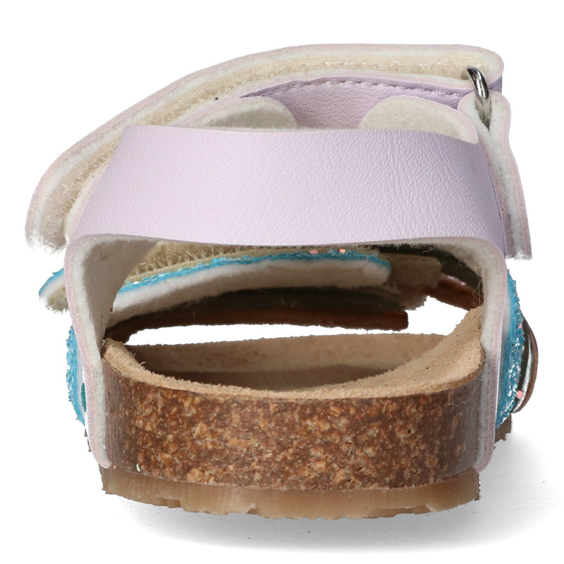 Babs Beach Platte Sandalen Meisjes Paars