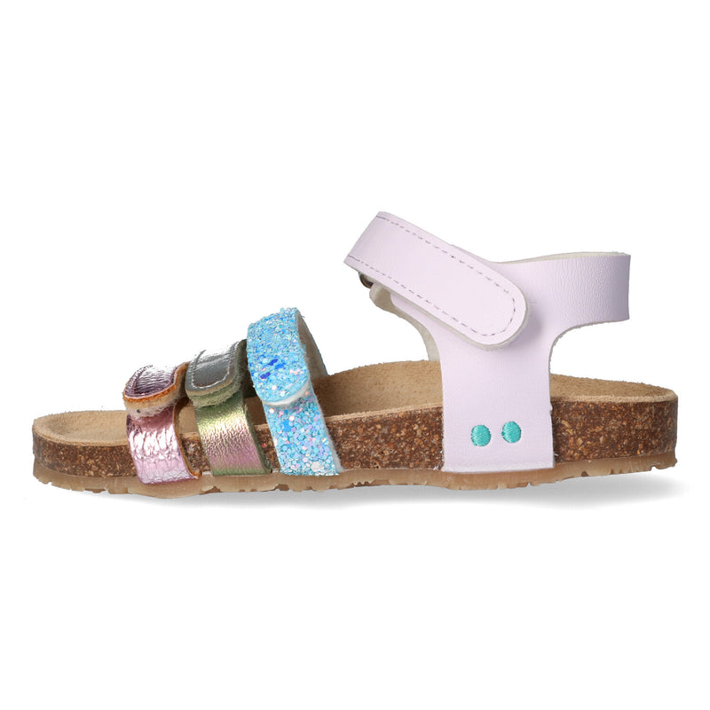 Babs Beach Platte Sandalen Meisjes Paars