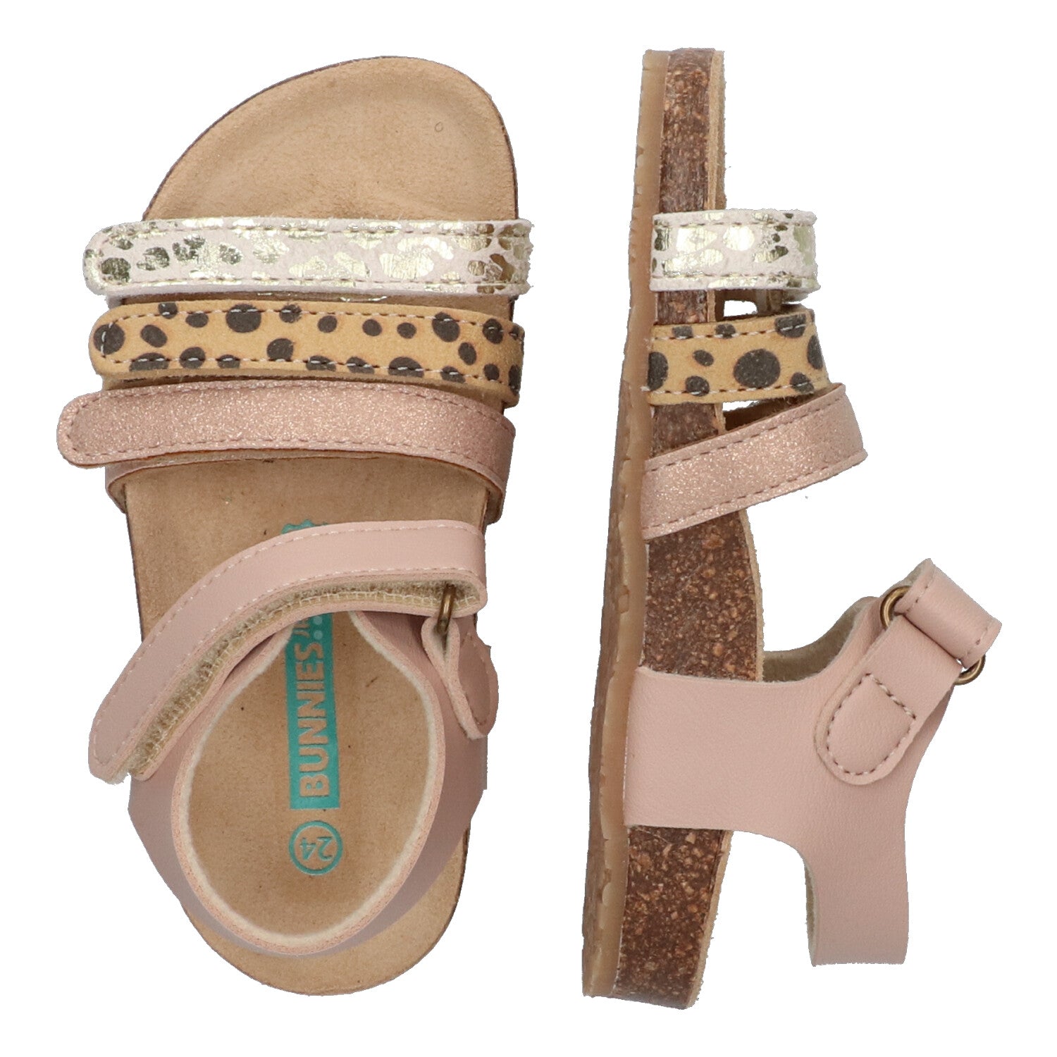 Babs Beach Platte Sandalen Meisjes Roze