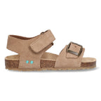 Ben Beach Platte Sandalen Jongens Taupe