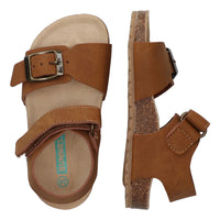 Ben Beach 225416-713 Platte Sandalen Jongens Cognac