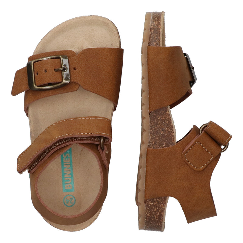 Ben Beach 225416-713 Platte Sandalen Jongens Cognac