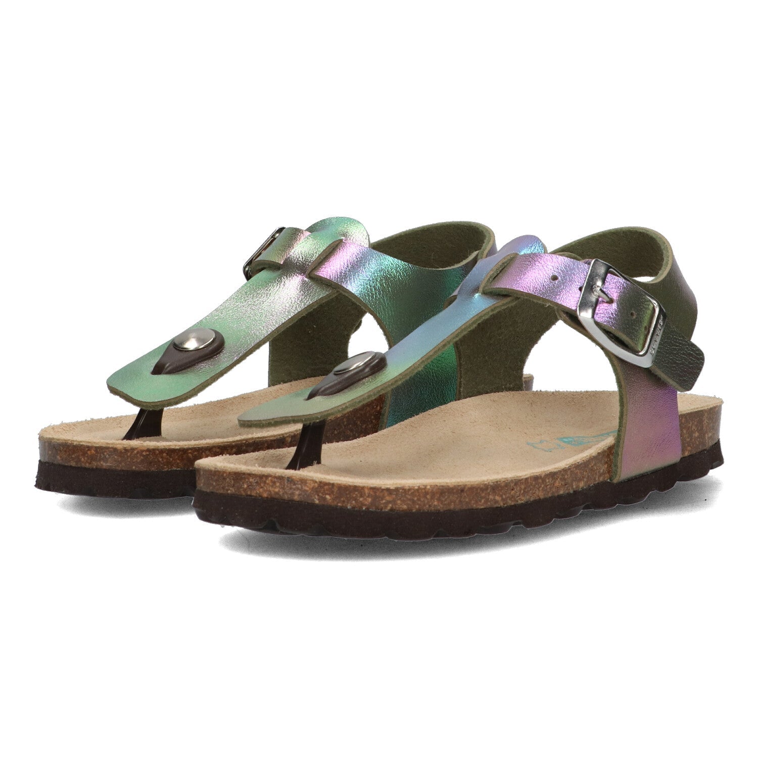 Benthe Beach Platte Sandalen Meisjes Multicolor