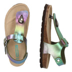 Benthe Beach Platte Sandalen Meisjes Multicolor