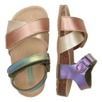 Bibi Beach Platte Sandalen Meisjes Multicolor