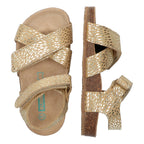 Bibi Beach Platte Sandalen Meisjes Beige