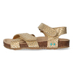 Bibi Beach Platte Sandalen Meisjes Beige
