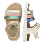 Bette Beach Platte Sandalen Meisjes Goud