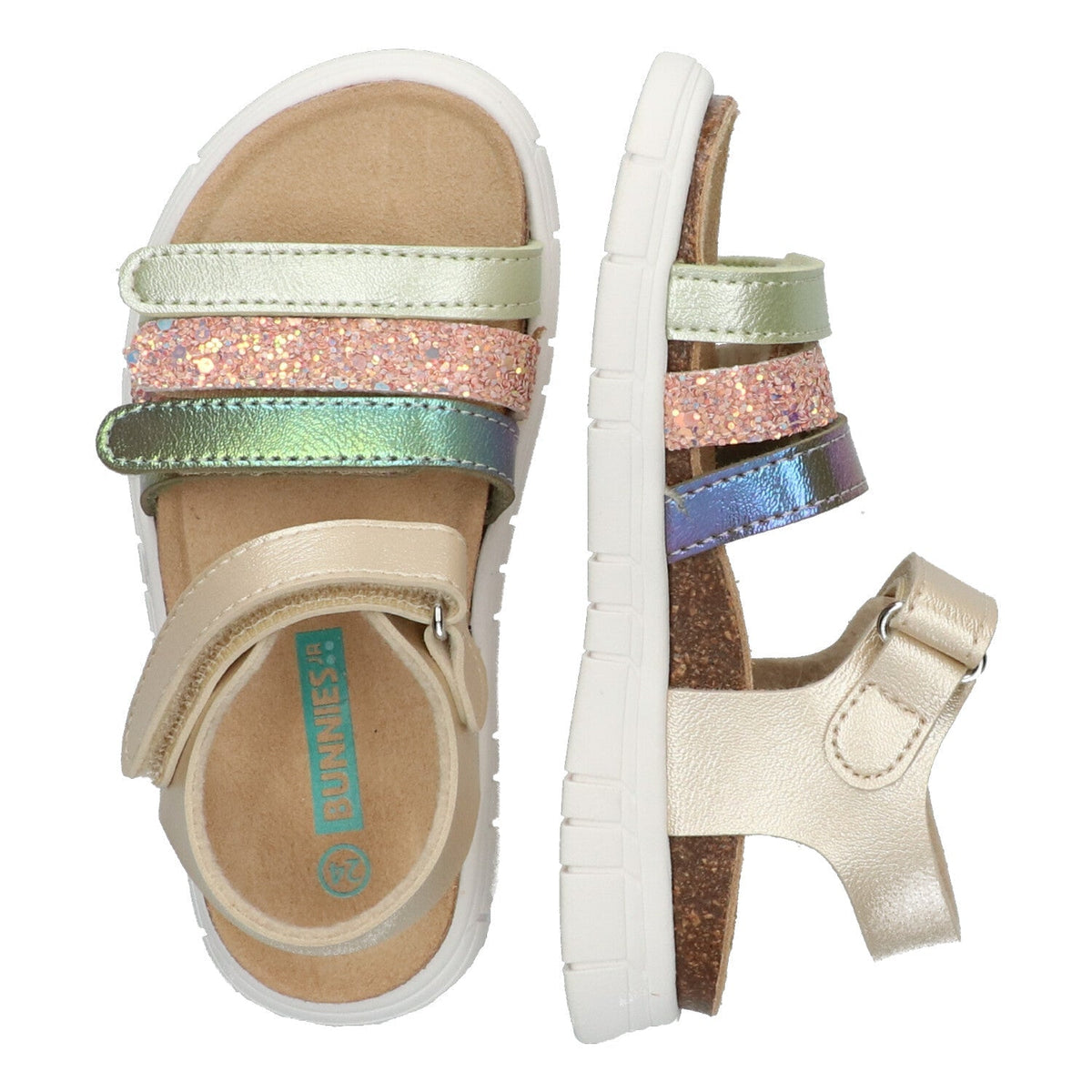 Bette Beach Platte Sandalen Meisjes Goud