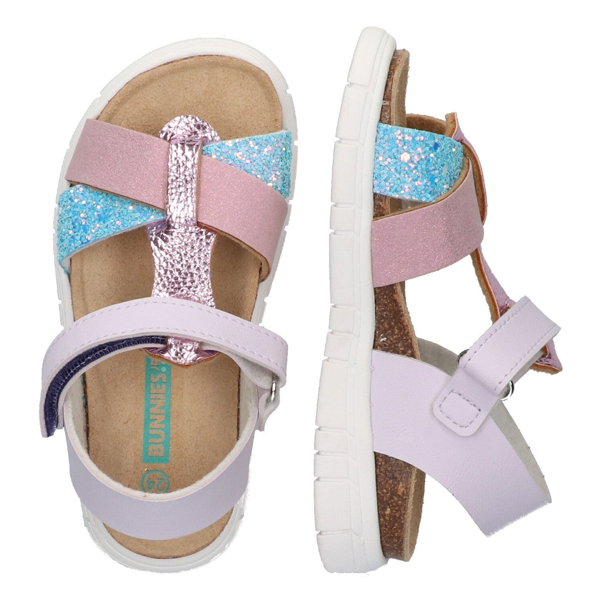 Brenda Beach Platte Sandalen Meisjes Paars