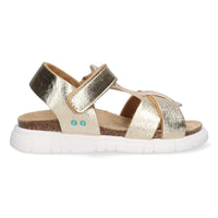 Brenda Beach 225424-794 Platte Sandalen Meisjes Goud