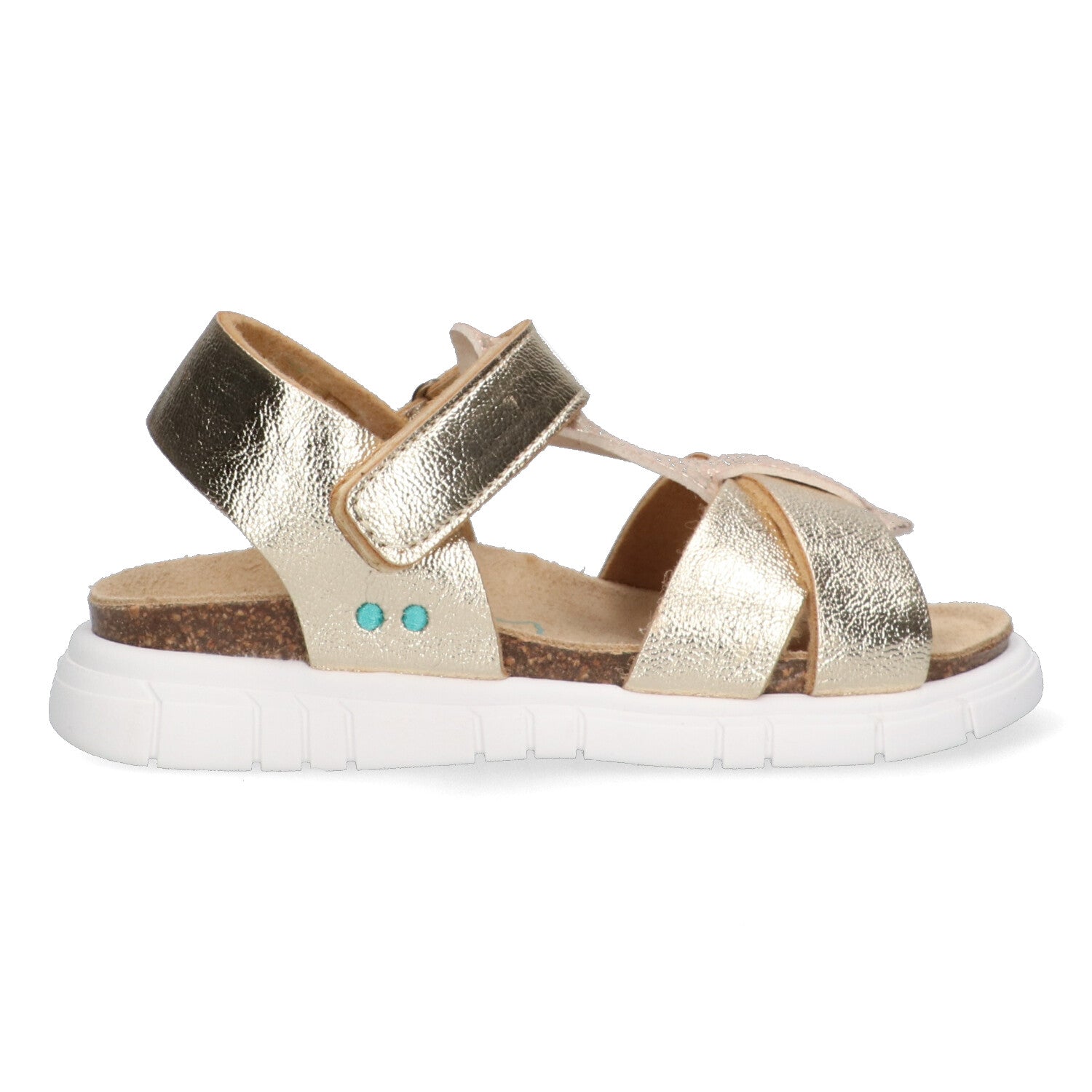 Brenda Beach Platte Sandalen Meisjes Goud