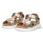 Brenda Beach Platte Sandalen Meisjes Goud