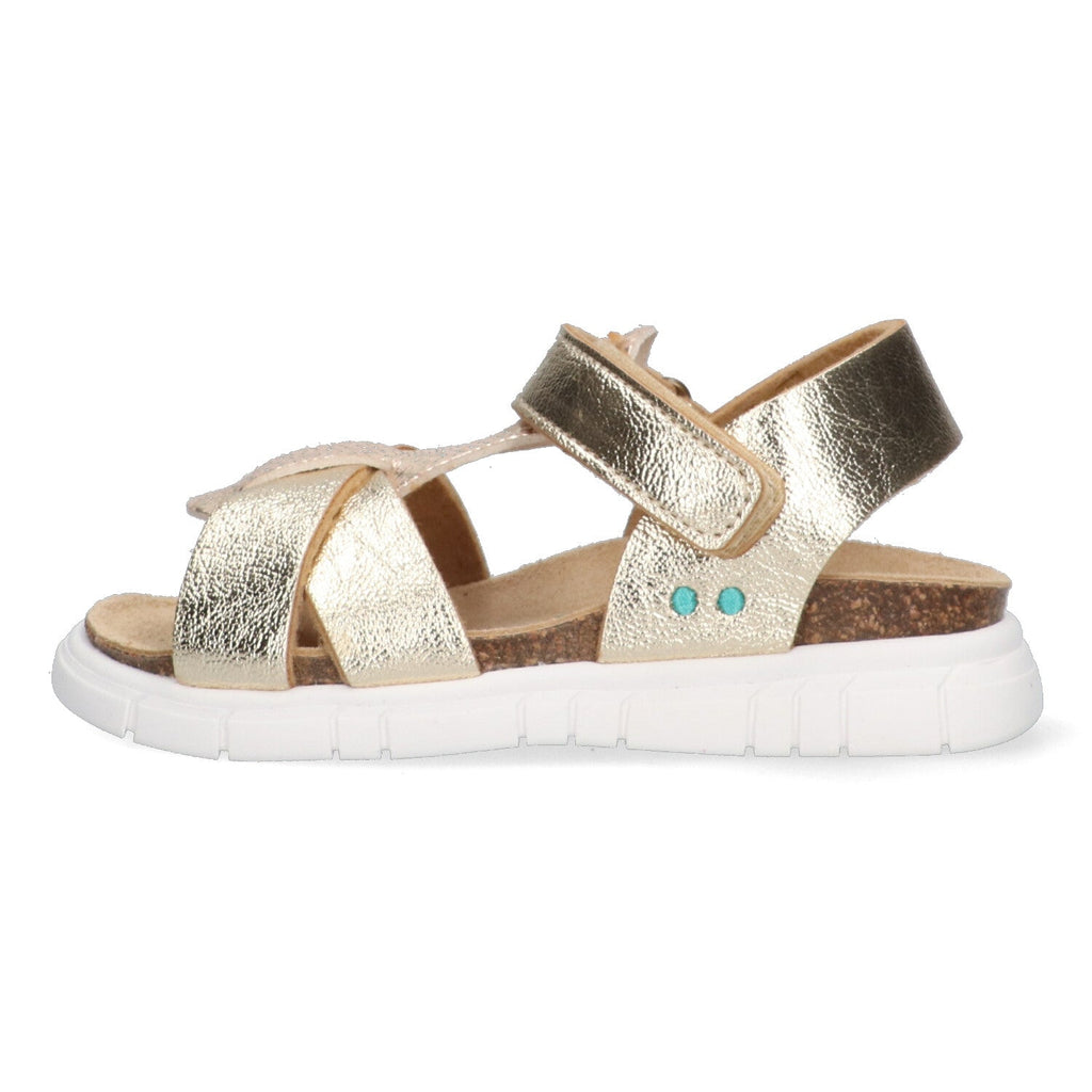 Brenda Beach Platte Sandalen Meisjes Goud