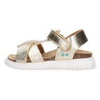 Brenda Beach Platte Sandalen Meisjes Goud