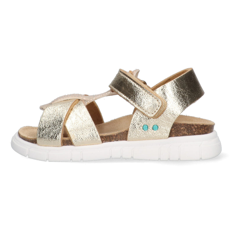 Brenda Beach 225424-794 Platte Sandalen Meisjes Goud
