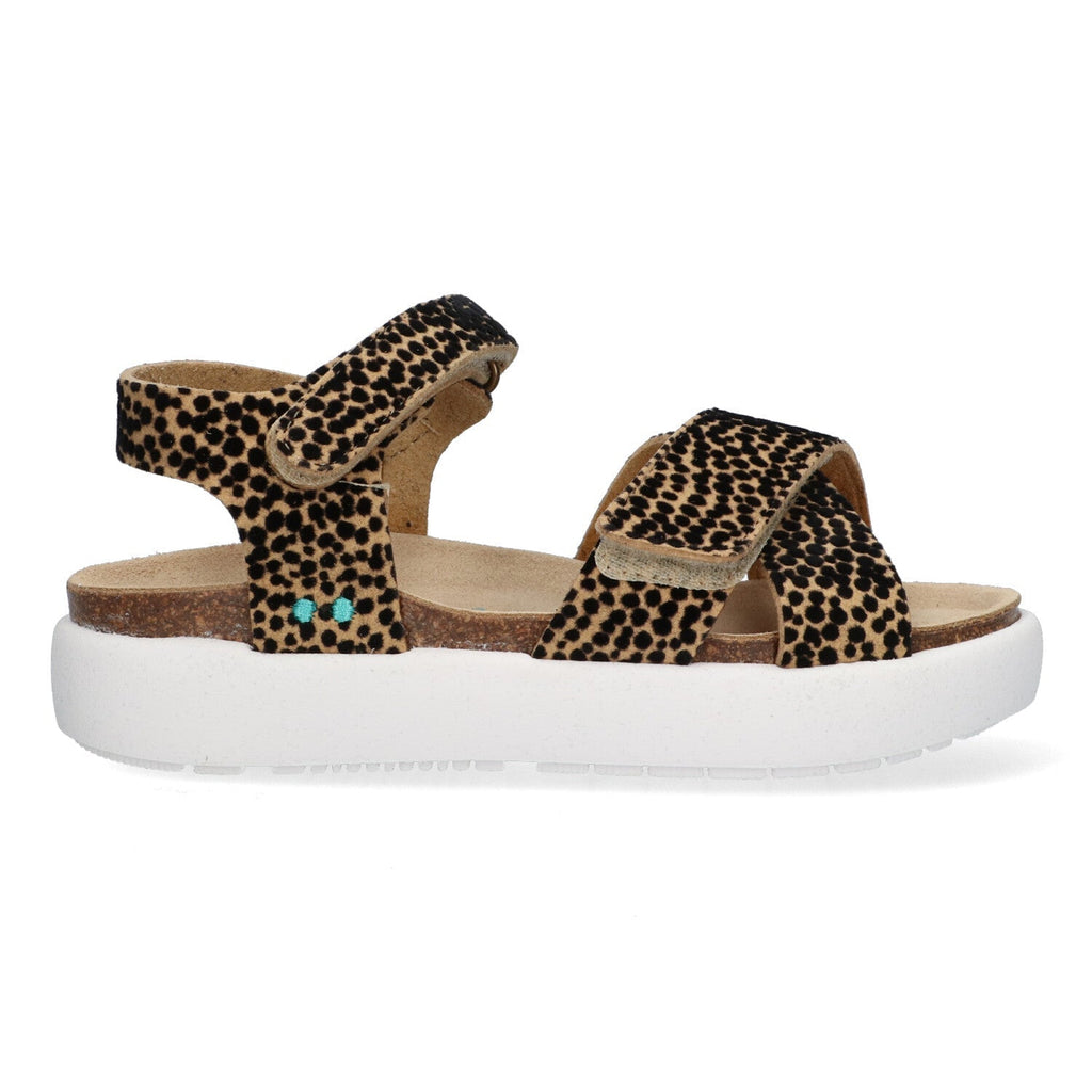 Vita Verano Platte Sandalen Meisjes Cognac