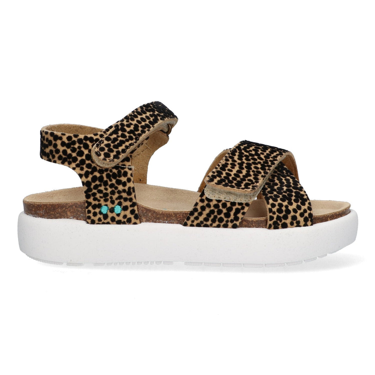 Vita Verano Platte Sandalen Meisjes Cognac