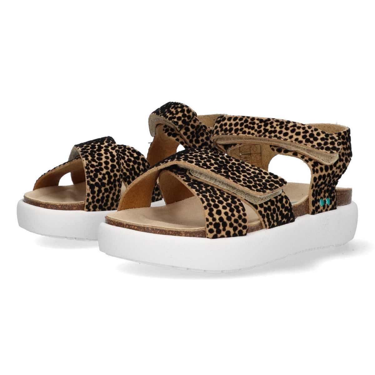 Vita Verano Platte Sandalen Meisjes Cognac