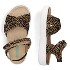 Vita Verano Platte Sandalen Meisjes Cognac