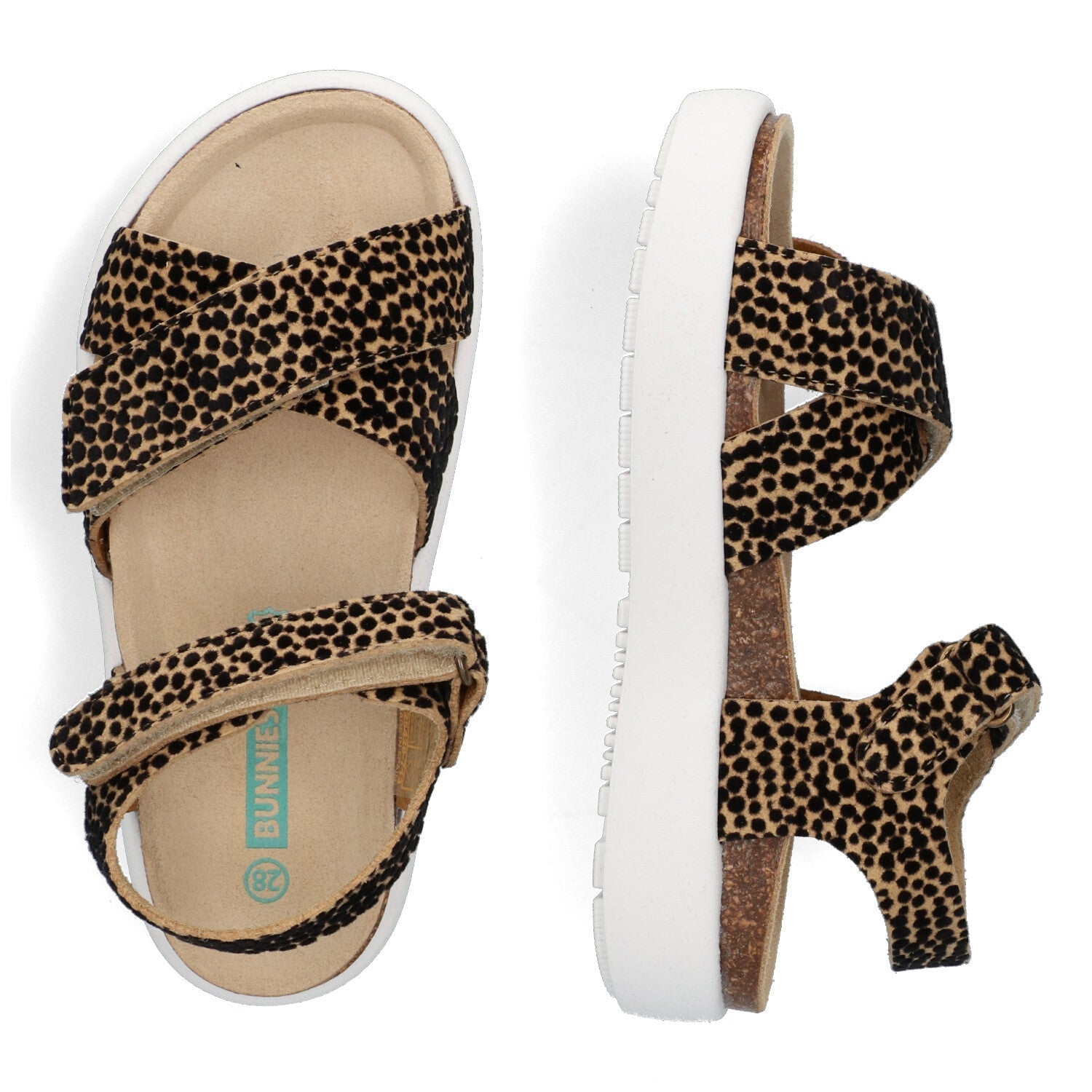 Vita Verano Platte Sandalen Meisjes Cognac