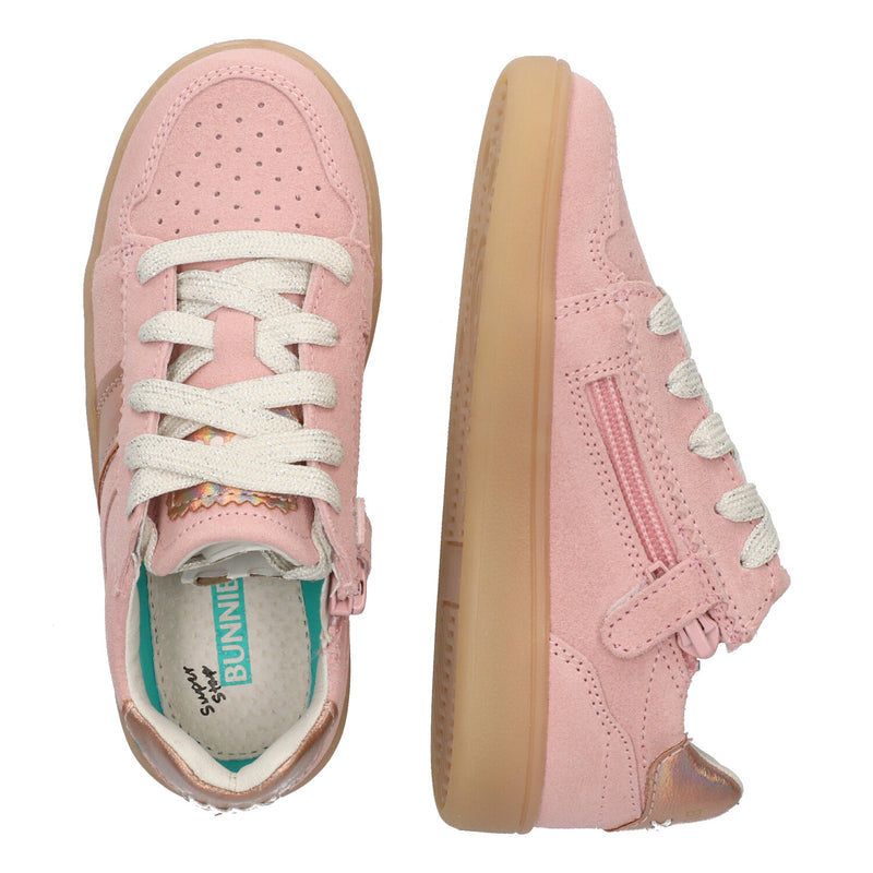 BunniesJR Sandy Sprinter lage sneakers meisjes roze