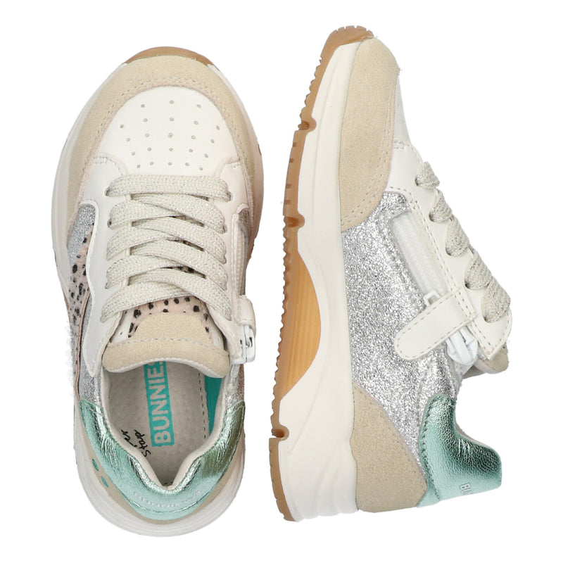Fien Force Lage Sneakers Meisjes Beige