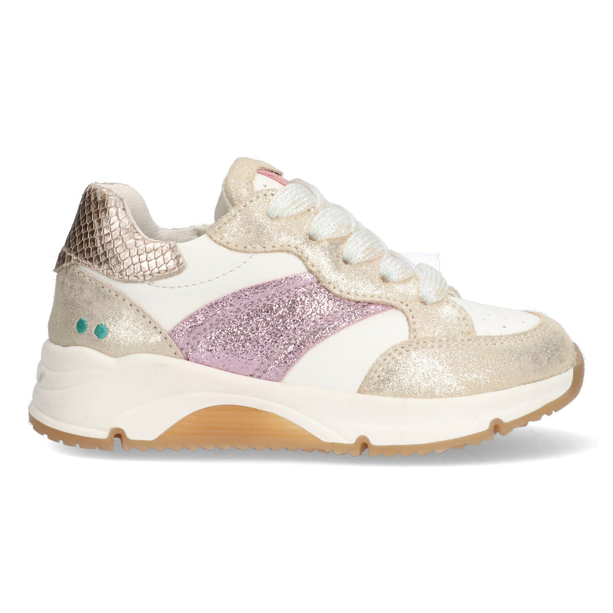 Fien Force Lage Sneakers Meisjes Goud