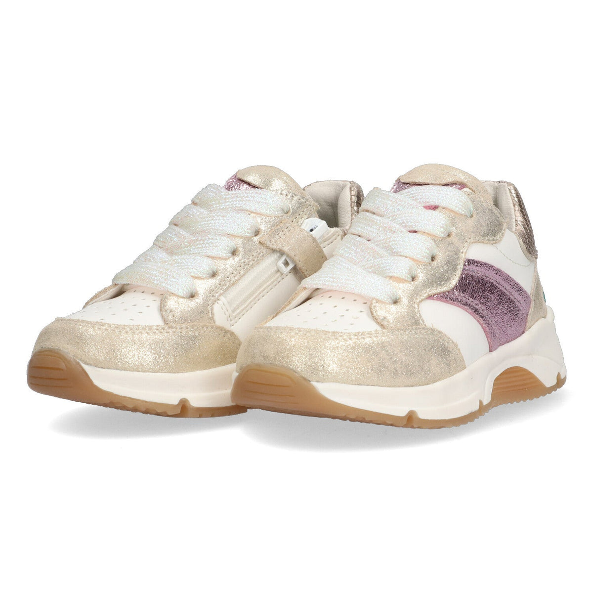 Fien Force Lage Sneakers Meisjes Goud