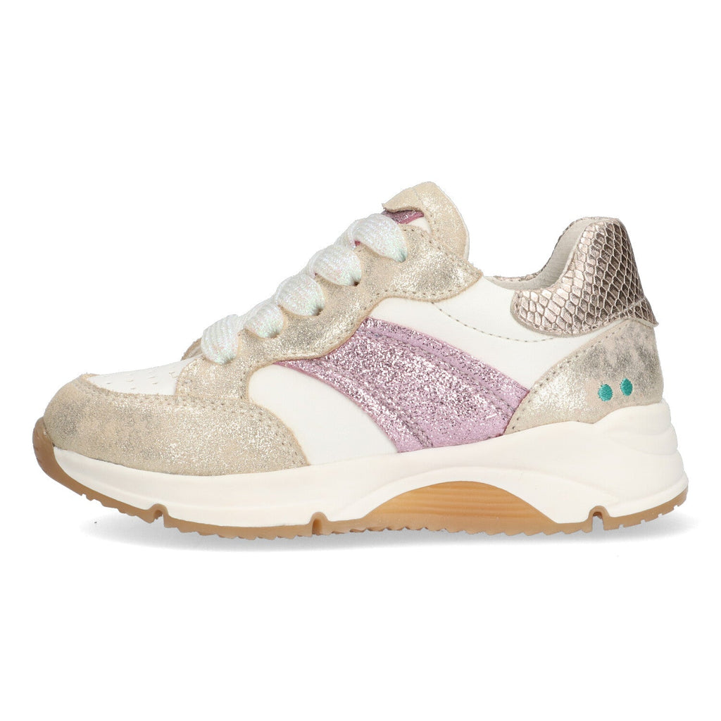 Fien Force Lage Sneakers Meisjes Goud